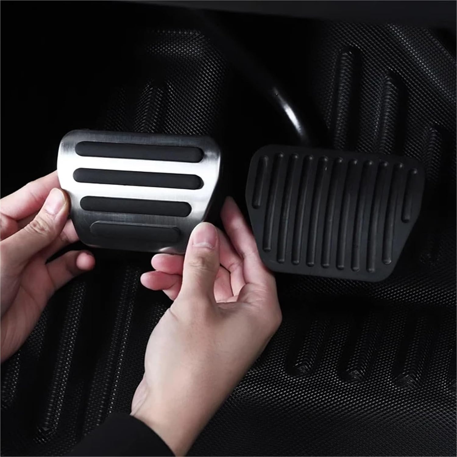 Fit for Land Rover Defender 90 110 130 Stainless Steel Automobile Gas Brake Pedal Automatic Accelerator Pedal