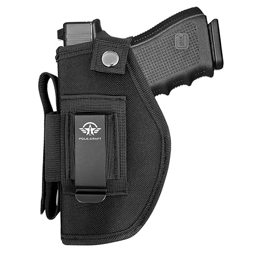 Gun Holsters IWB/OWB Pistol Holsters Fit: Glock 19 17 26 43 - Taurus G2C G3C - Sig Sauer P320 - Smith & Wesson M&P 9mm / 40 / 45 / 380 - Ruger Security-9 - Springfield Hellcat - Heckler & Koch vp9 - Beretta 92 - KIMBER - Walther - Colt - 1911 ... For 3.1'' - 5.0'' Barrel Pistol Concealed Carry Outside Carry with Mag Pouch Right/Left