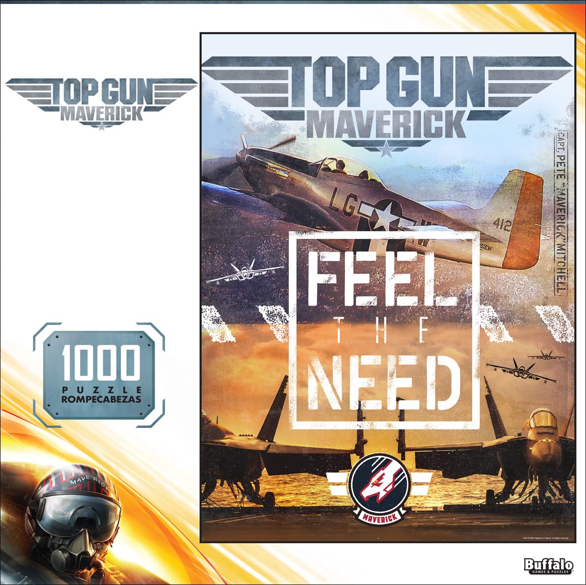 Amazon | Buffalo Games - Top Gun Maverick - 1000ピース