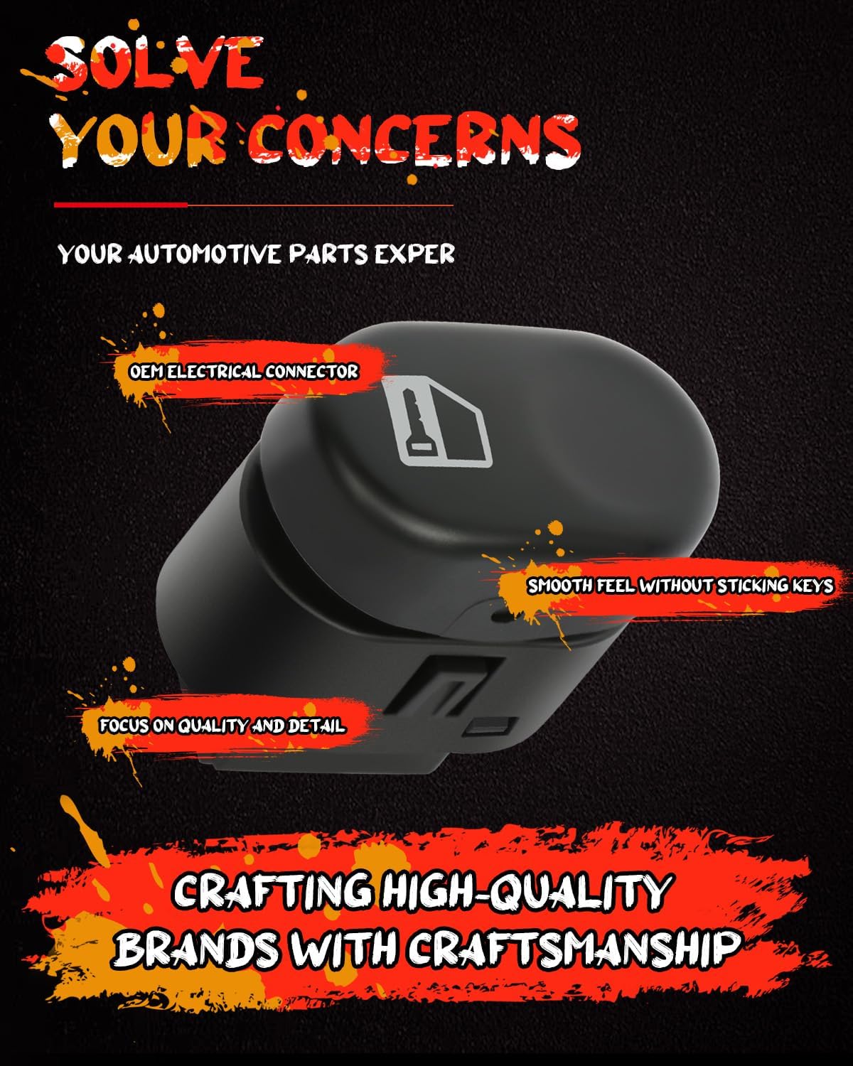 OE 22626535 15777133 901-131 SWi1879 Door Lock Switch Compatible with 2004-2008 for Chevrolet Malibu