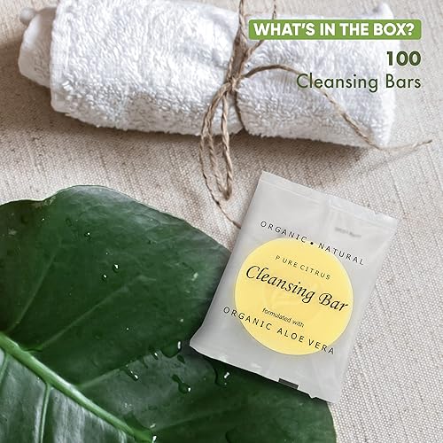 Miniatura 3 de Jabón de barra limpiadora, comodidades de hotel tamaño viaje, 0.5 oz (caja de 100)