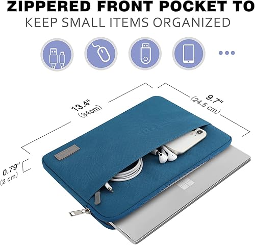 Miniatura 5 de MoKo Funda para tablet compatible con Tab S8+ de 12.4 pulgadas, Surface Pro XPro LTE de 12.3 pulgadas, Surface Laptop Go de 12.4 pulgadas, bolsa de