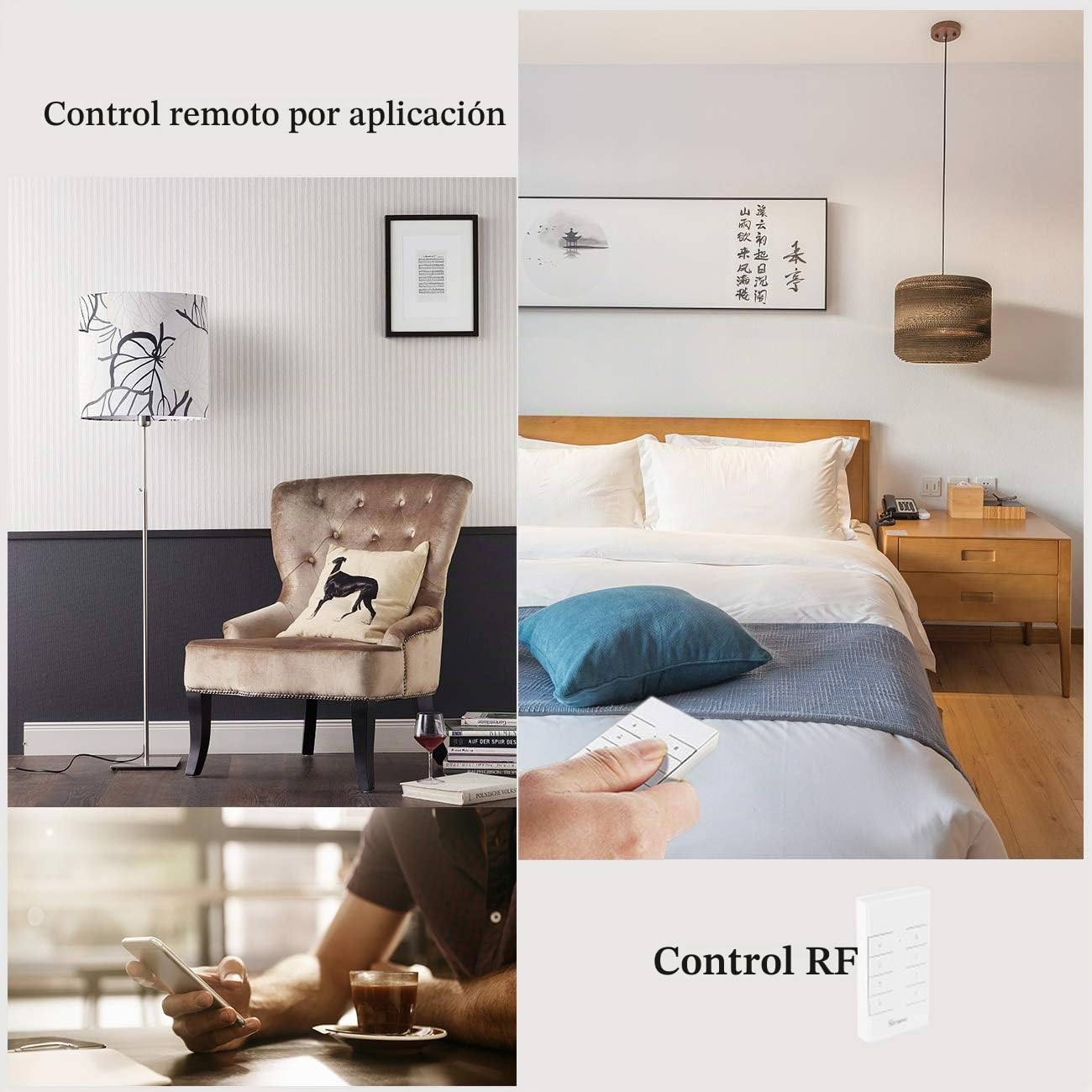 4CH Pro R3 Interruptor Inalámbrico Inteligente WiFi Conmutador de Control Remoto del Temporizador 4 Canales con Operación Inching / Autobloque / Enclavamiento