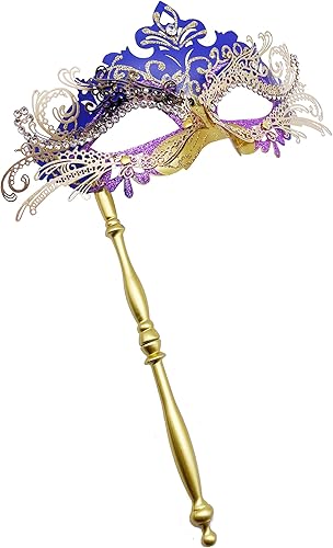 Miniatura 17 de Máscara veneciana para mujeres y hombres, para fiesta de disfraces, baile de graduación, Halloween, Mardi Gras