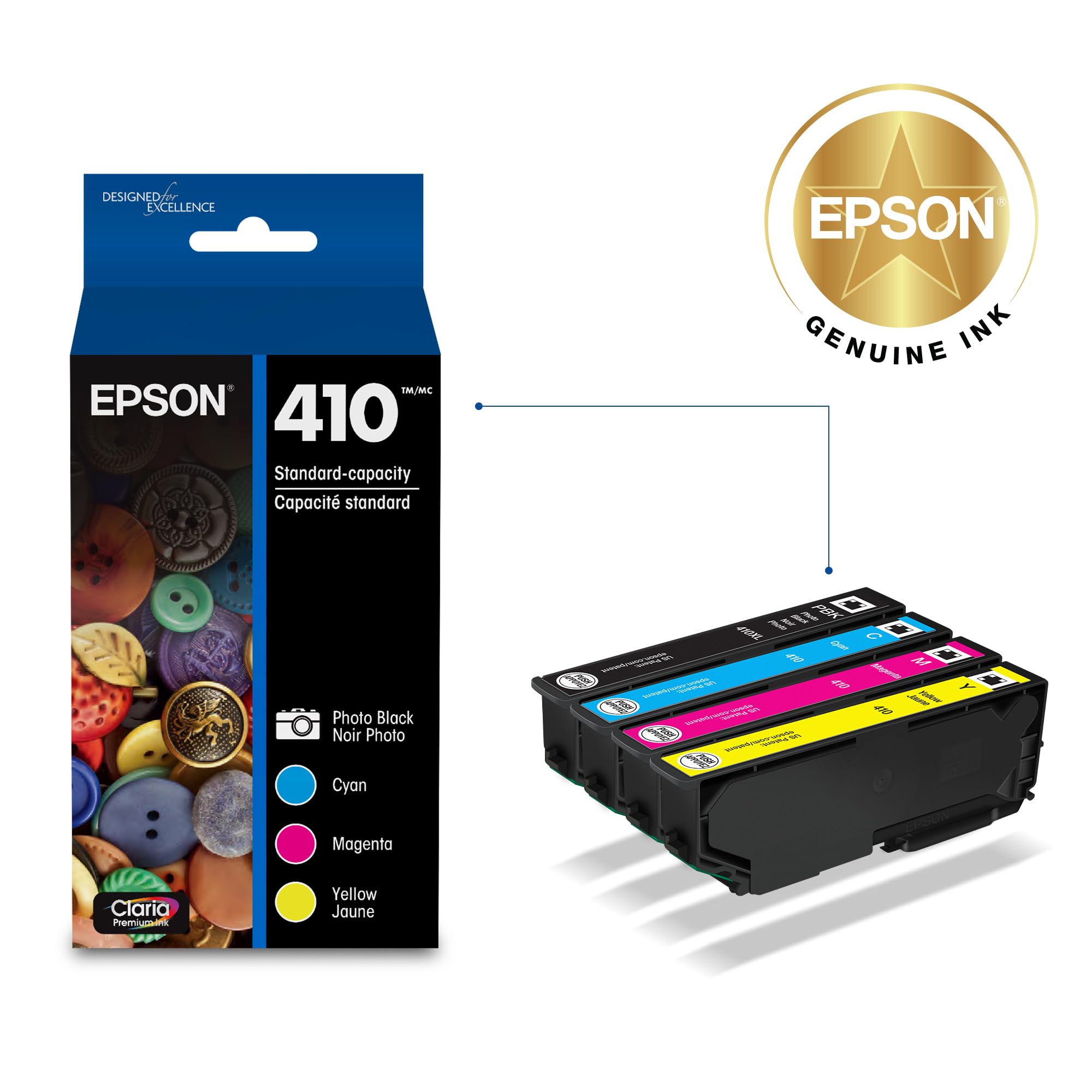 Amazon.com: Epson 410 Claria Premium Ink Standard Capacity Photo