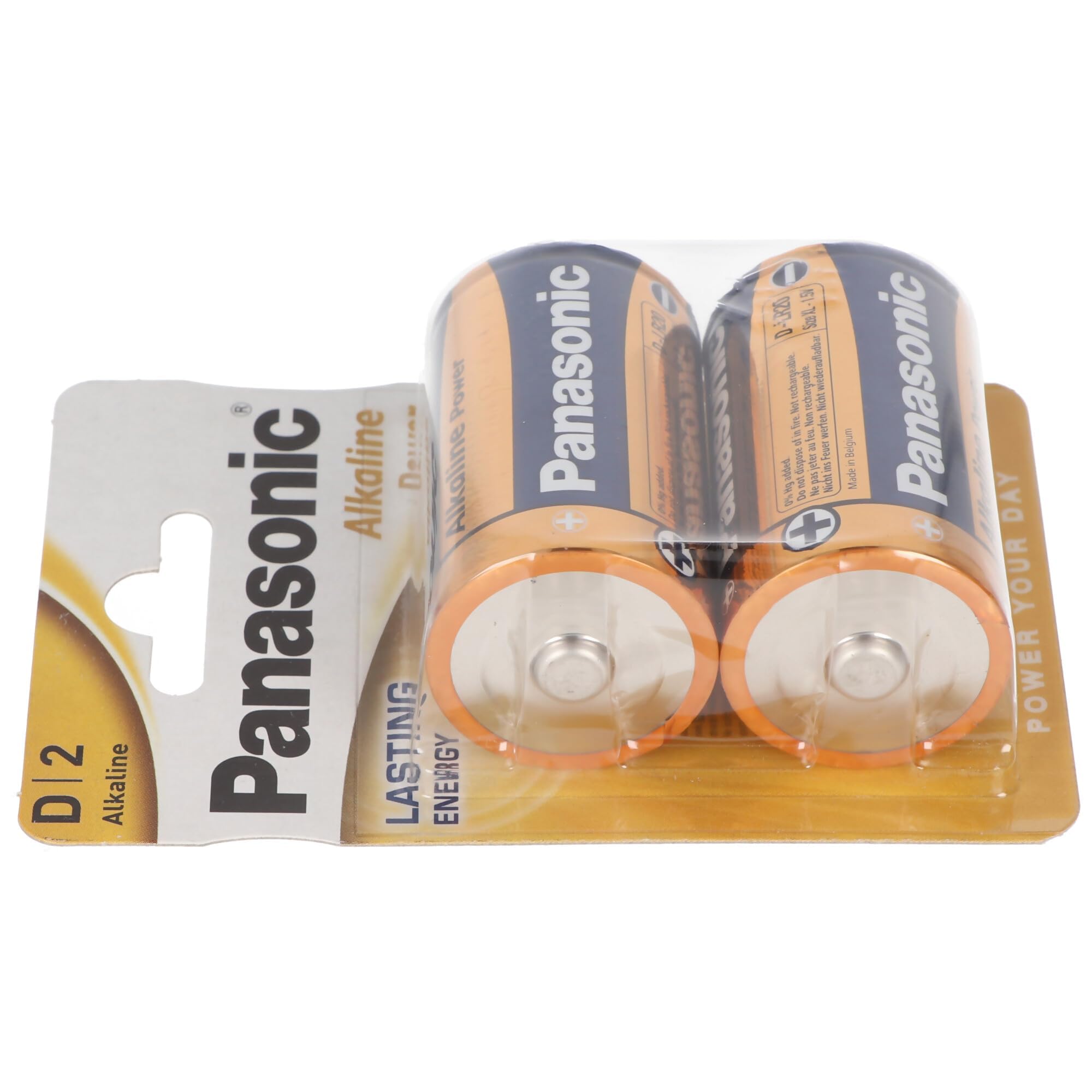 Panasonic Lr20Apb/2Bp LR20A Bateria, Czarny/Złoty, D, 2 Sztuki