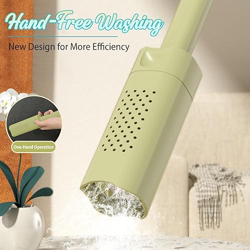 Miniatura 2 de Mini trapeador portátil 2024, mopa de limpieza automática manos libres para espacios pequeños, adecuada para lavabo, fregadero, baño, vidrio de