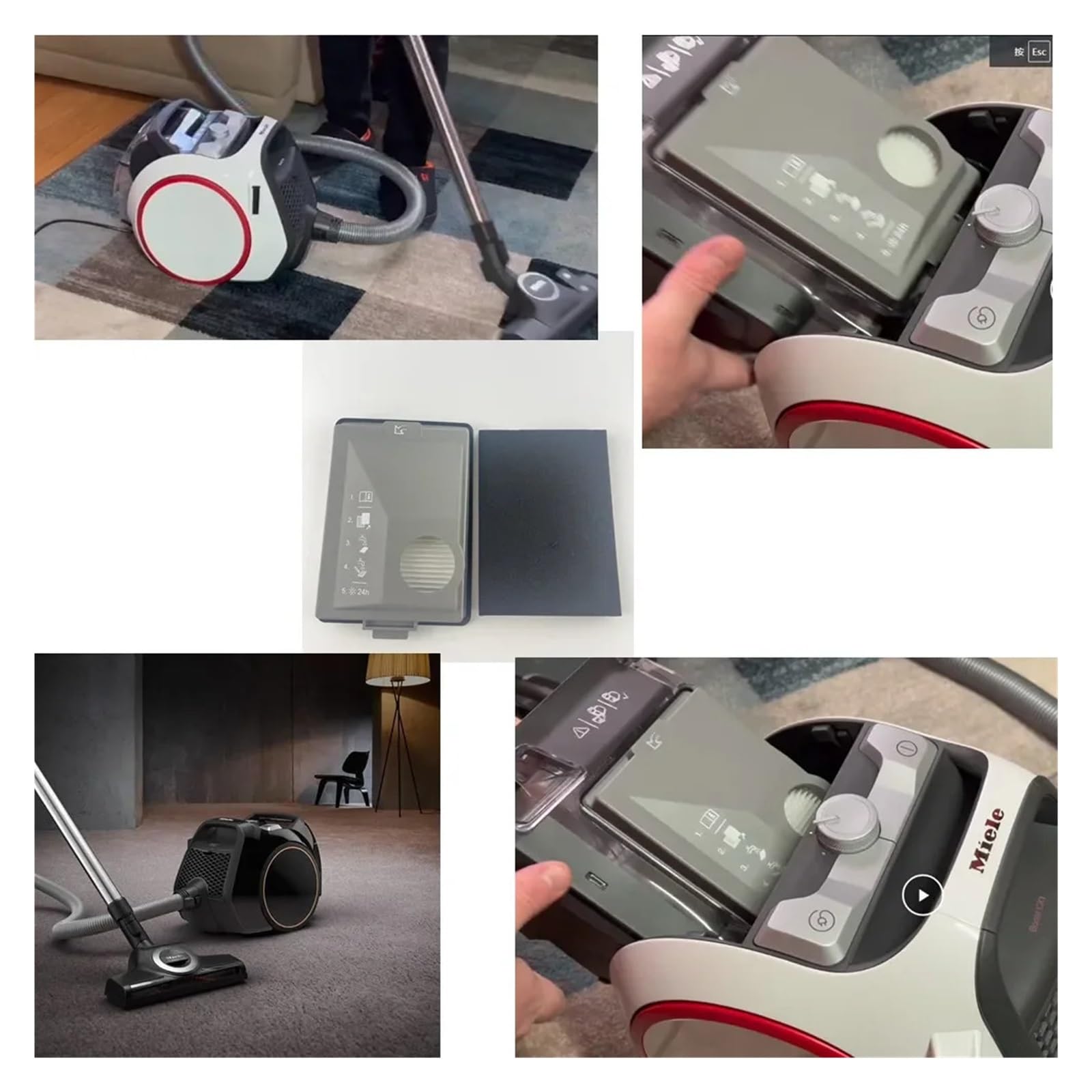 Ersatz-HEPA-Filter Für Miele Boost CX1 Staubsauger – 2 Stück, Teilenummer 11169285