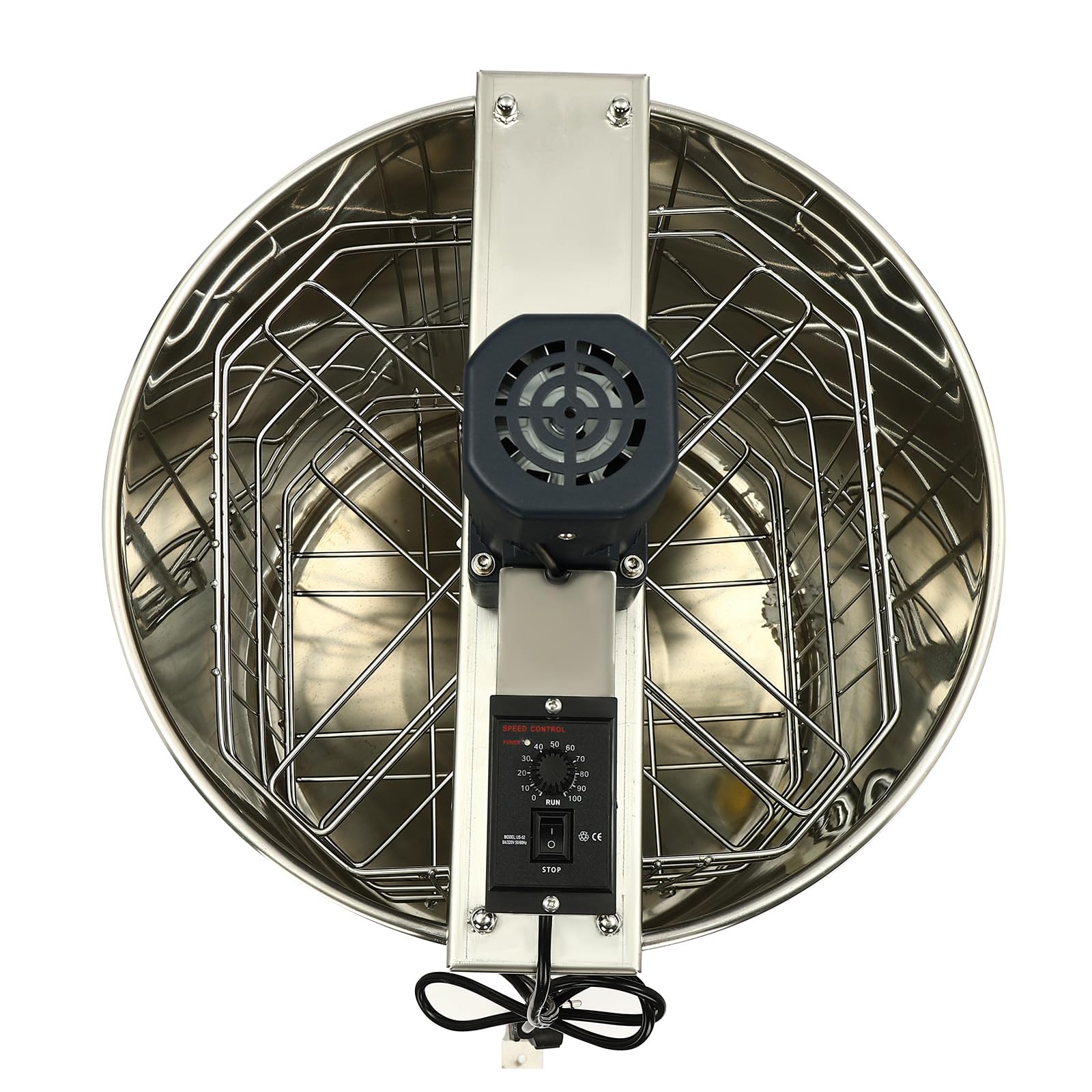 Elektrischer Honigschleuder 4/8 Rahmen Honig-Extraktor 140W Tangentialschleuder Honigsammler Edelstahl Honig-Abscheider mit Honigauslass&Acryl-Deckel Geeignet für Bienenzüchter