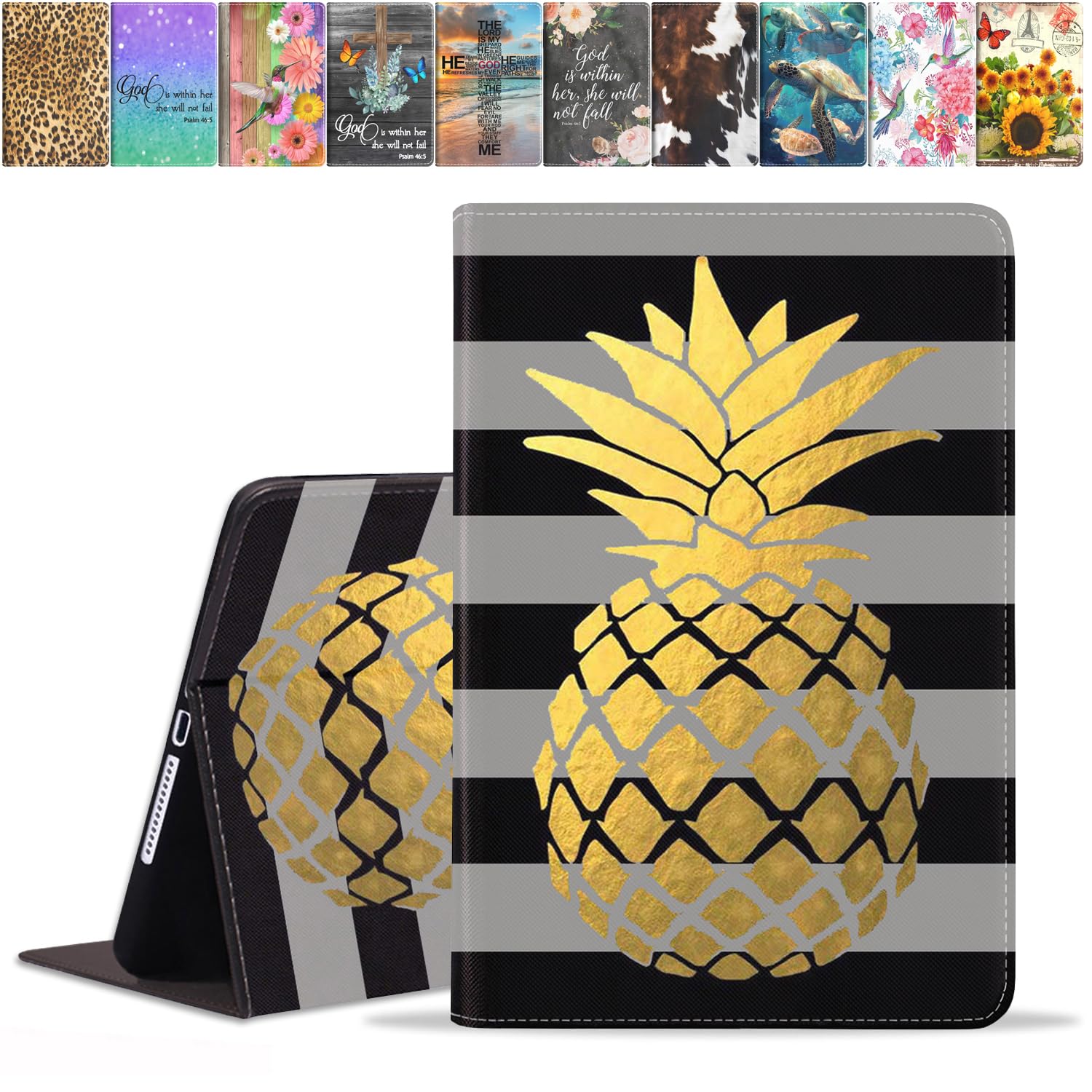 JDHJFBFJNP Case for Samsung Galaxy Tab A 8.0 Inch 2019 Tablet (Model: SM-T290/T295/T297), Premium PU Leather Stand Folio Cover with Auto Sleep/Wake,