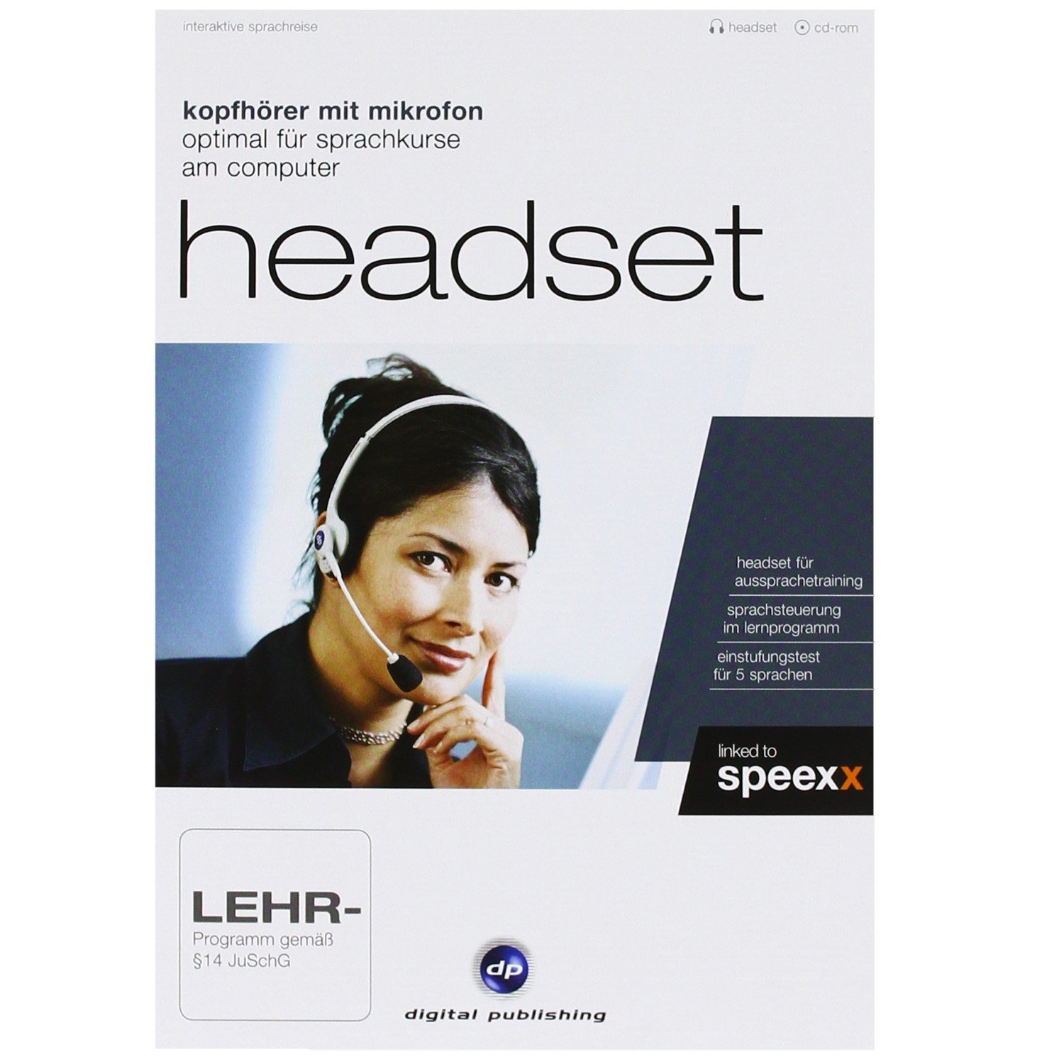 interaktive sprachreise sprachkurs 1 english + headset: der selbstlernkurs für anfänger & wiedereinsteiger / Paket