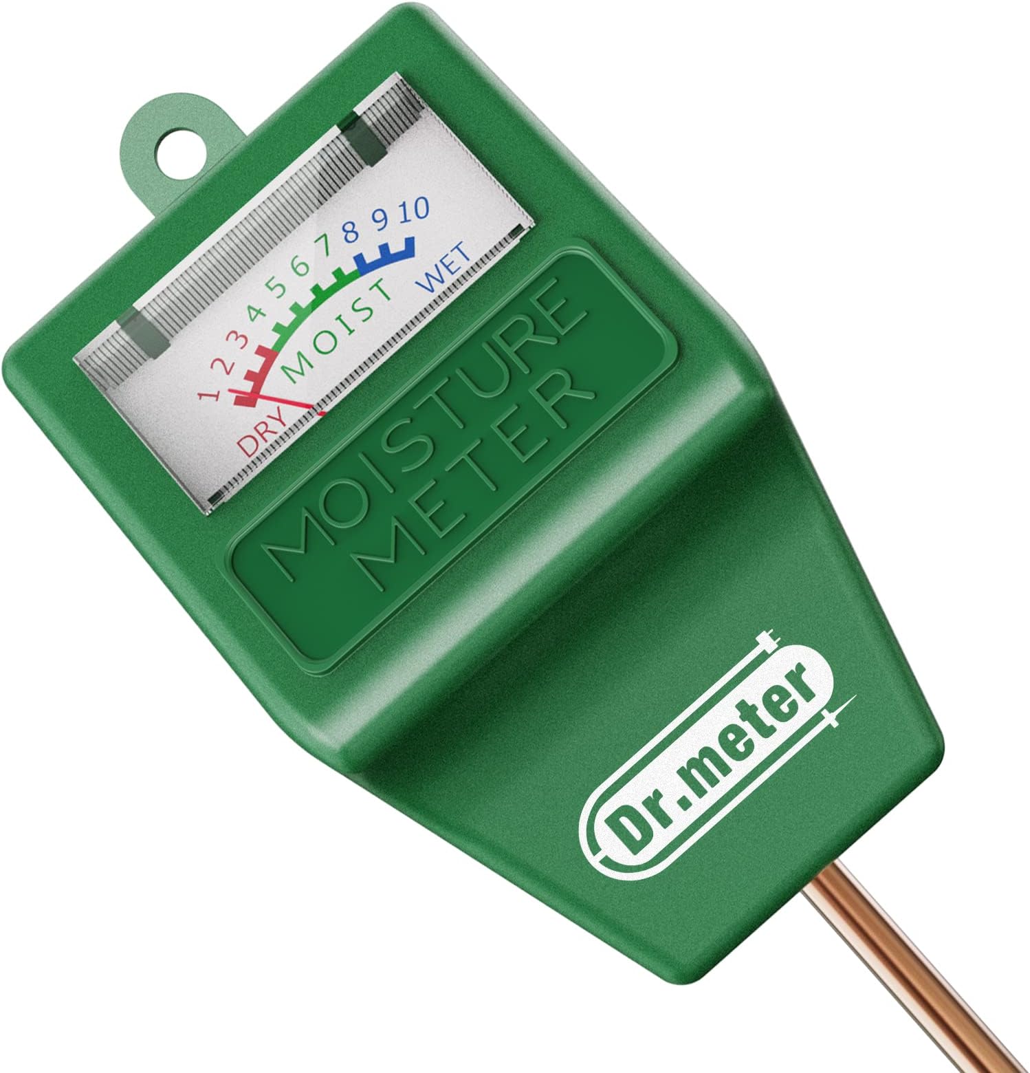 Soil Moisture Meter Soil Test Kit Dr.meter Moisture Meter for Plants Plant Water Meter for Garden Lawn Farm Indoor & Outdoor Use Soil Tester Hygrometer Sensor for Plant Care No Battery Needed