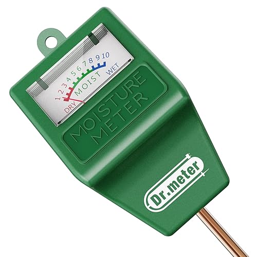 Dr.meter Soil Moisture Meter, Plant Water Meter for Garden Lawn