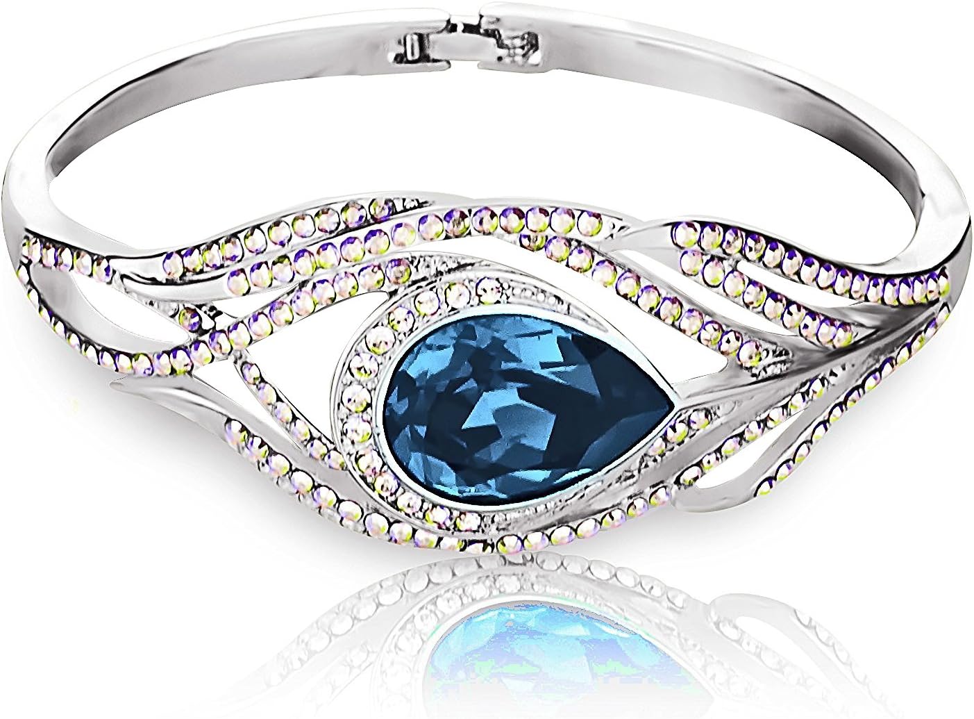 YouBellaFashion Jewellery Crystal Bracelets Bangle For Women and Girls