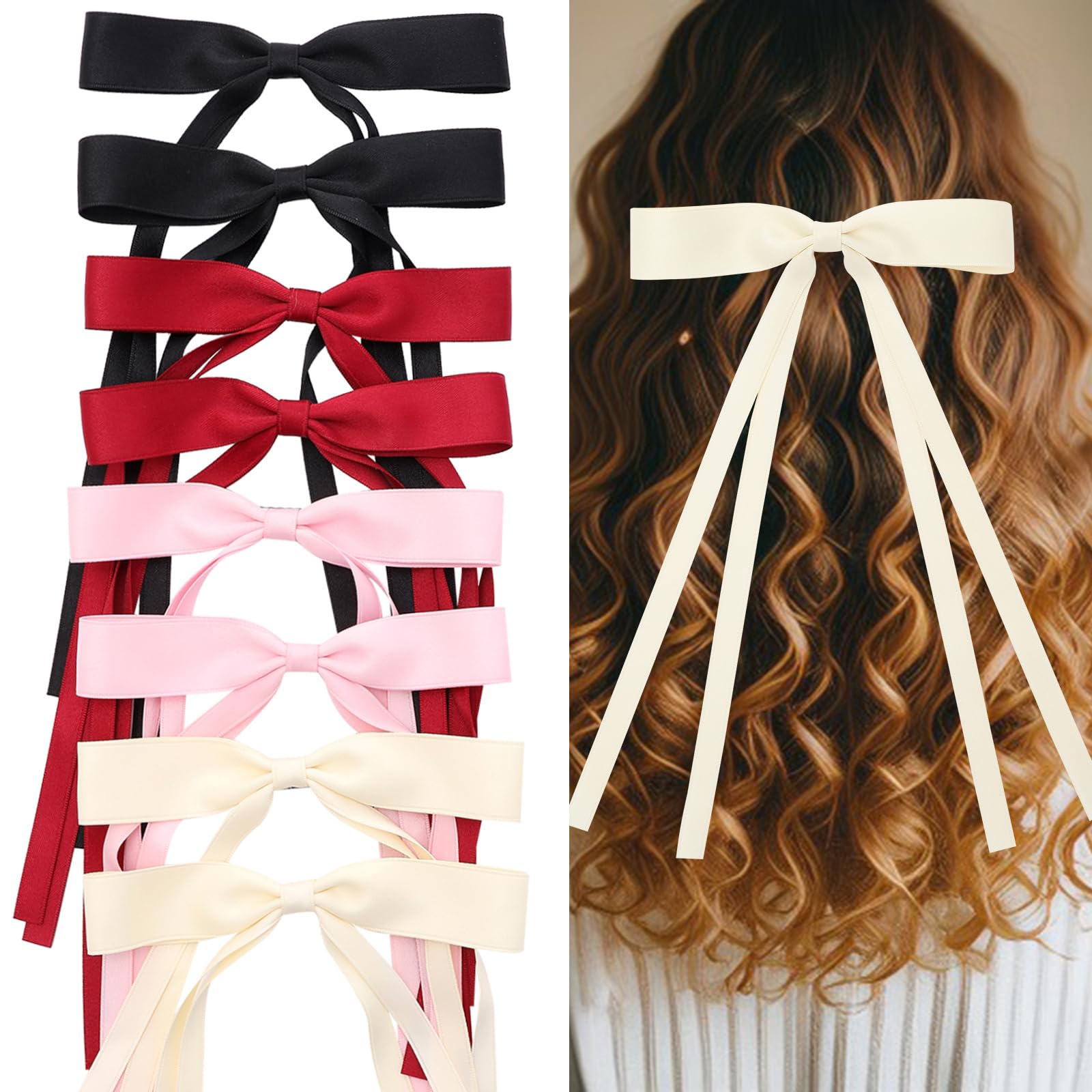 Cute Hair Bow Clips - 16 Pack for Women -13 Cute Hair Bow Clips - 16 Pack for Women -13