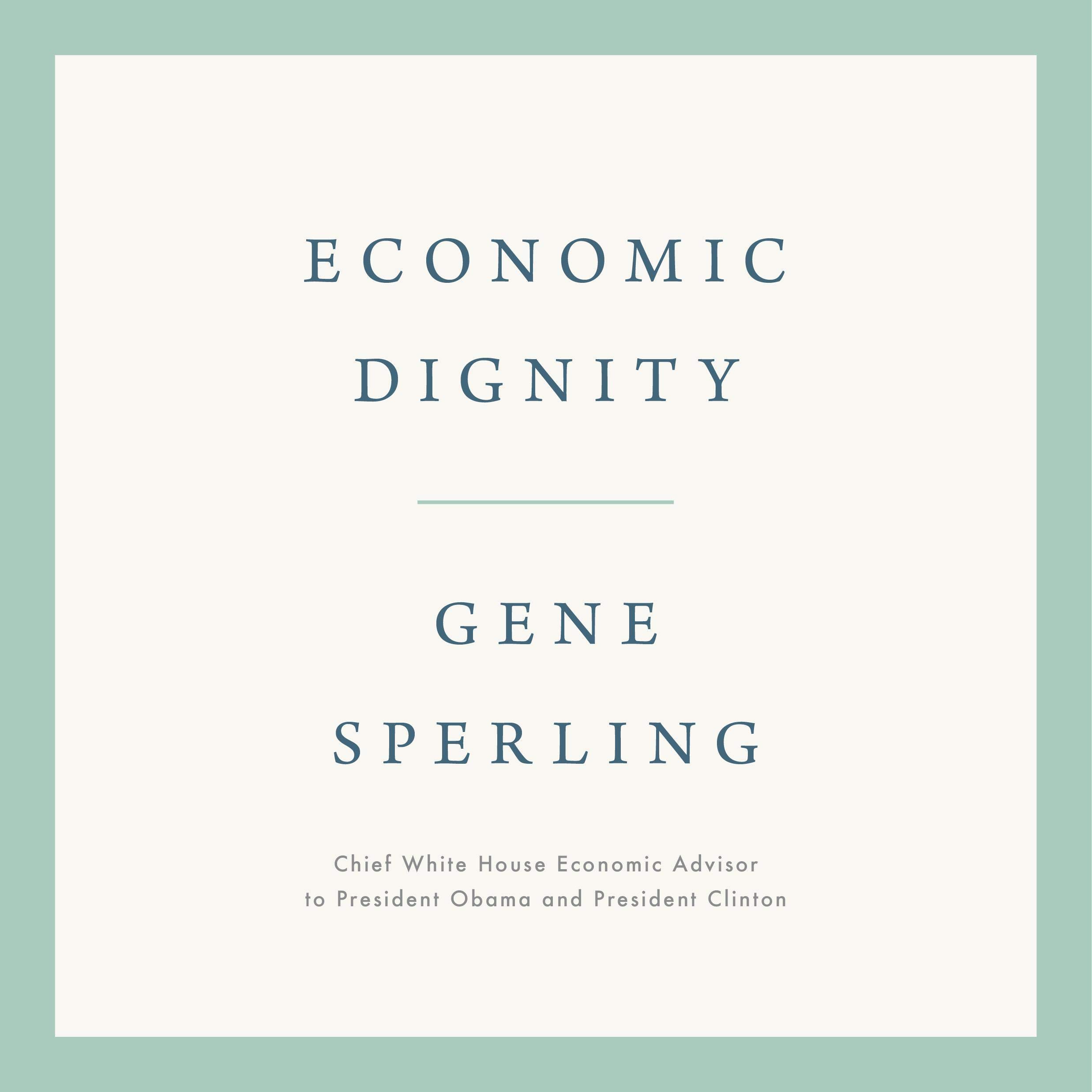 Cover art for Economic Dignity