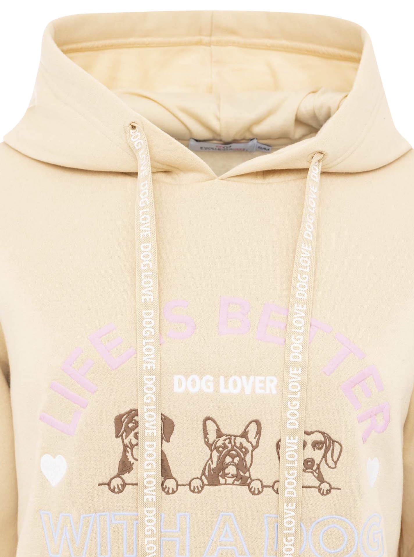Zwillingsherz Damen Hoodie mit Kapuze – Kuscheliger Oversize Kapuzenpullover – Weicher Sweatshirt Pullover für Frauen Aufdruck – Stylischer Look für Frühling, Herbst & Winter – Loungewear Mode