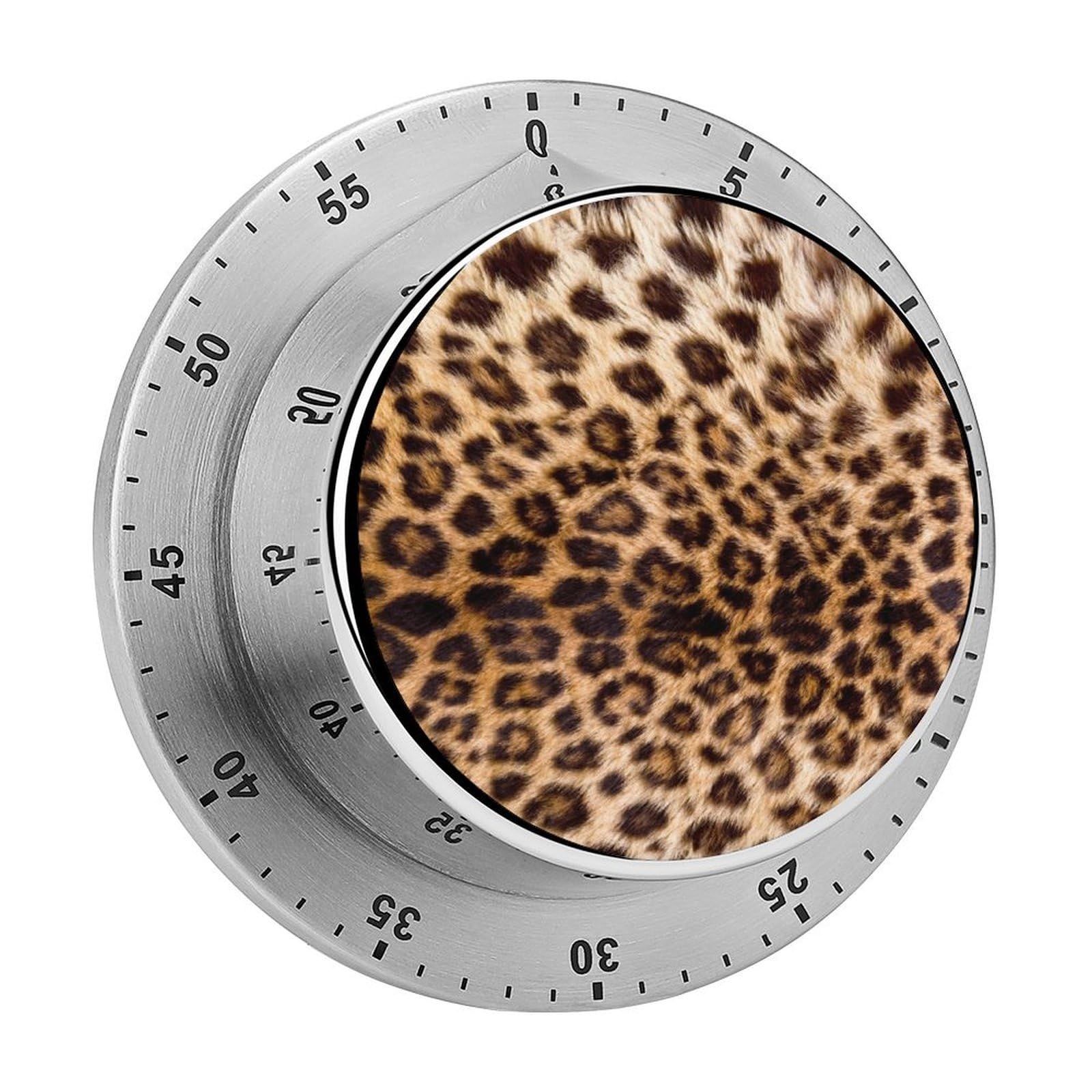 Leopard Print Mechanical Rotary Timer, Used for Daily Timing