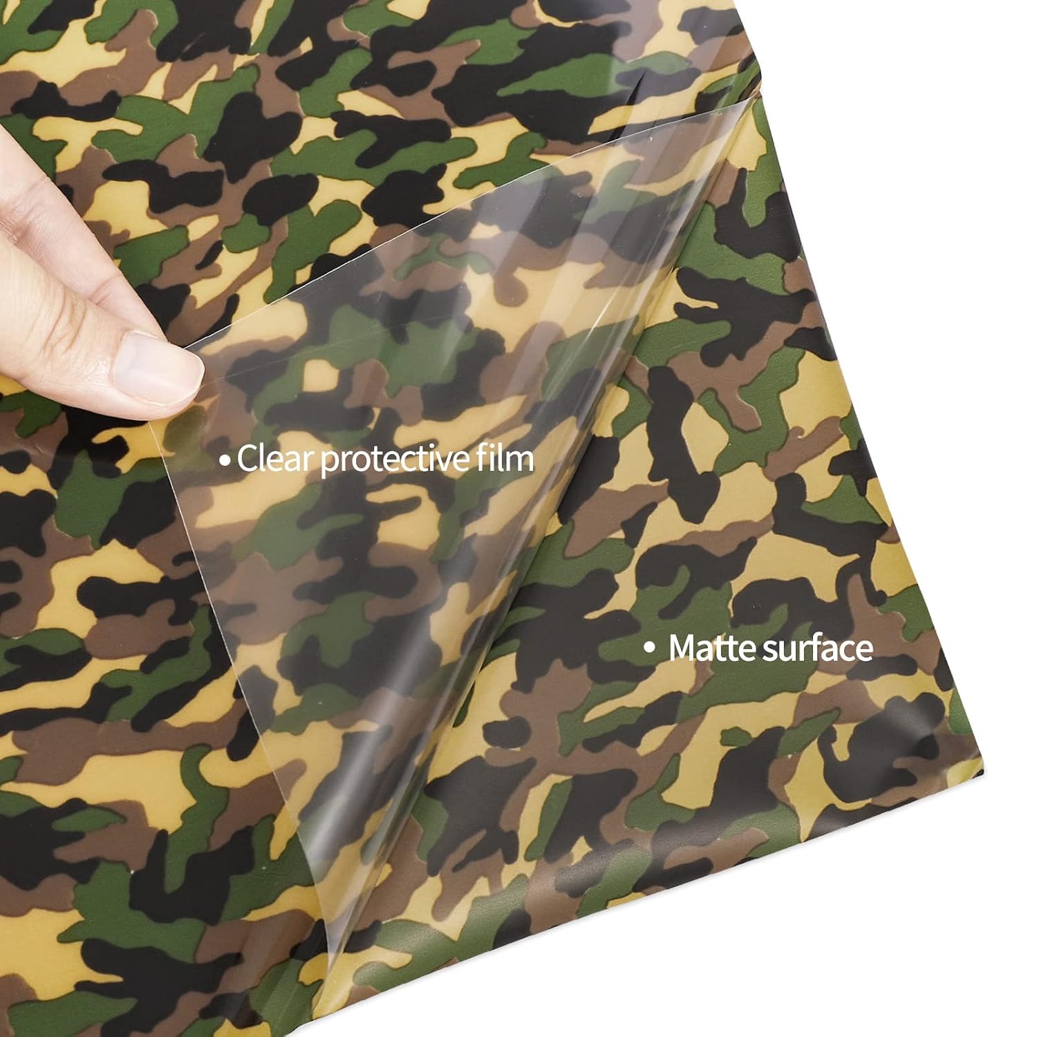 Heat Transfer Camouflage Pattern Vinyl Bundle 4 Assorted Colors Camo Iron on Vinyl Sheets 12x10 for DIY T Shirt and Garment