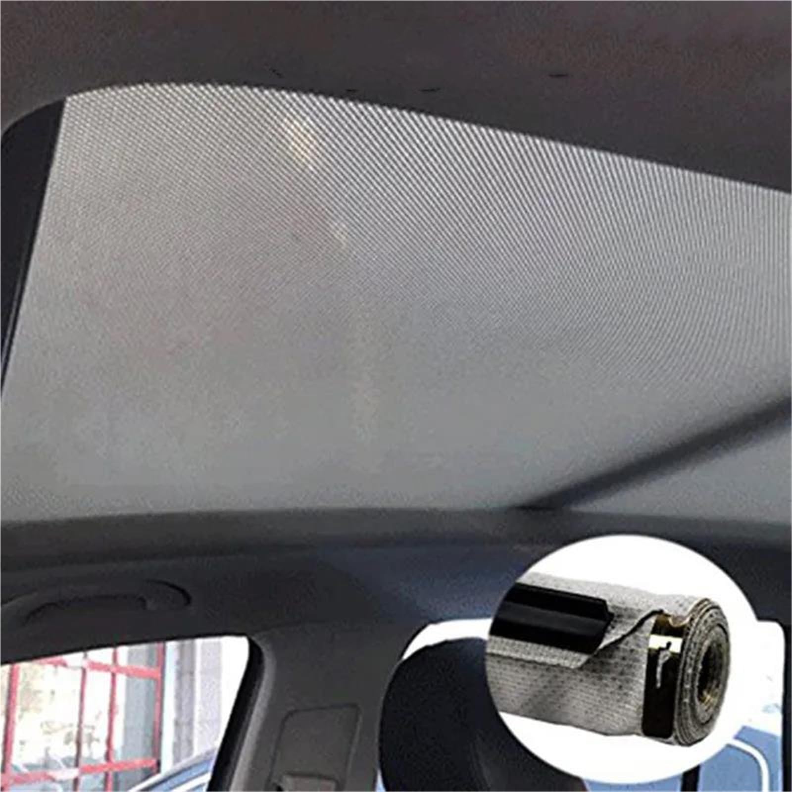 Tenda Parasole Auto Tendina Parasole Avvolgibile Per Tetto Panoramico Auto Per VW Per Touran (2011-2016) Codici 1T0877307 1T0877307A
