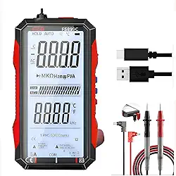 Multímetro Digital,multímetro Digital Automotivo,com Iluminação Bip Profissional Portátil,6000 Contagem Digital Visor Lcd Portátil,multímetro Inteligente Para Medição E Tensão