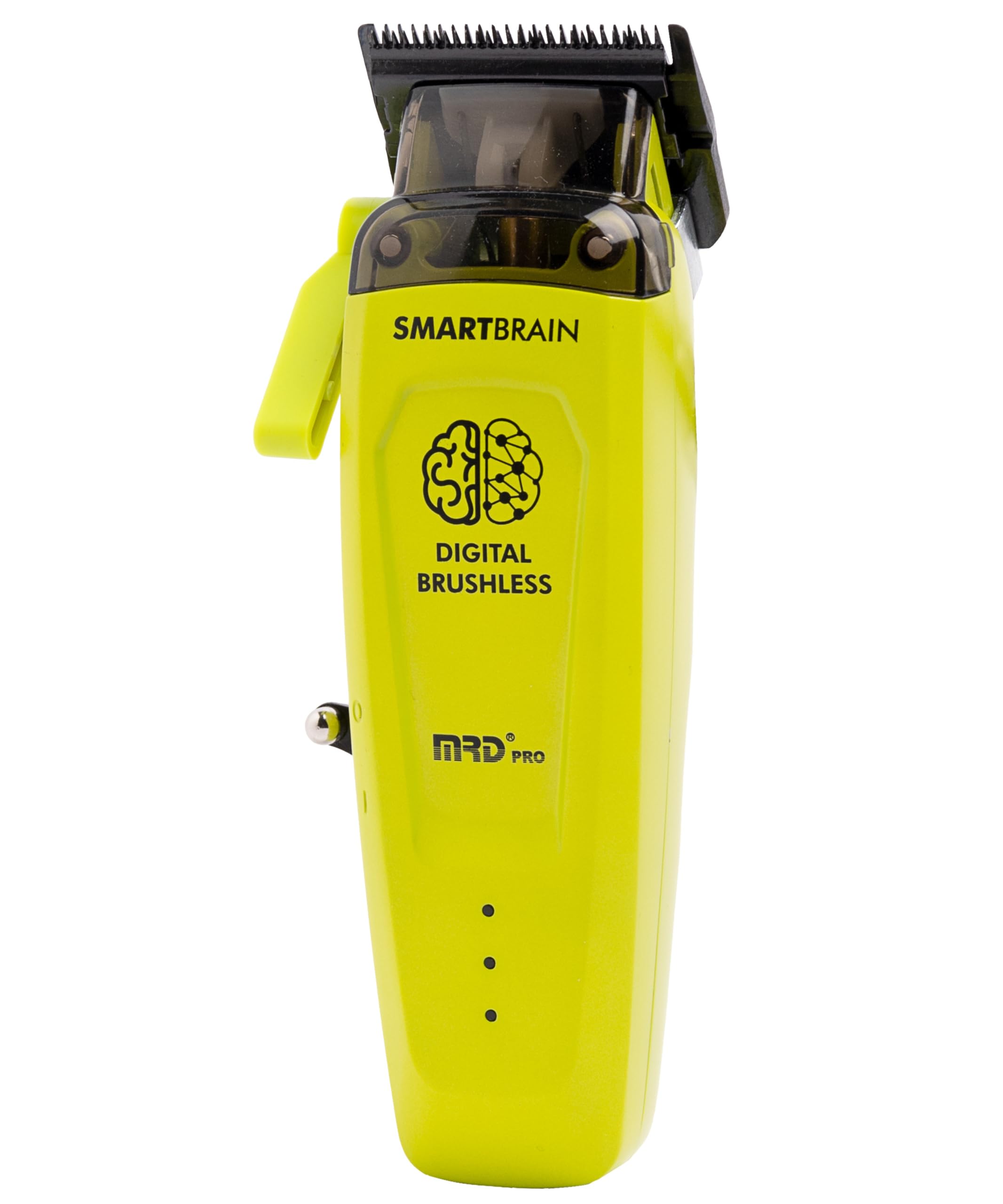 MRD Clipper PRO Smartbrain – Máquina de cortar pelo hombre profesional con motor Brushless, cuchilla DLC Faper y cuerpo metálico, cortapelos MRD pro recargable USB-C