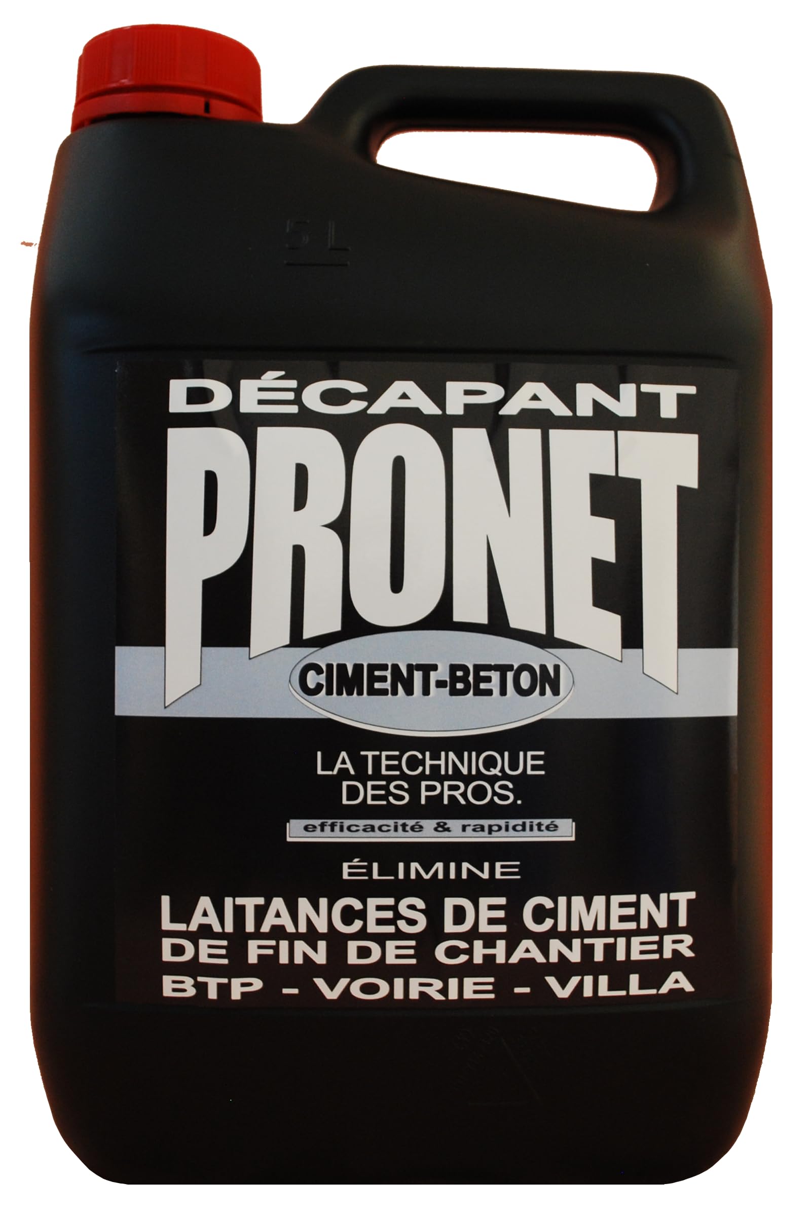 PRONET Décapant Ciment Béton – Laitance – 5 L