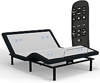 Blissful Nights e4 King Adjustable Bed Base: Massage, Zero Gravity, Anti-Snore, USB Ports, Under-Bed Lights, Wireless Remote