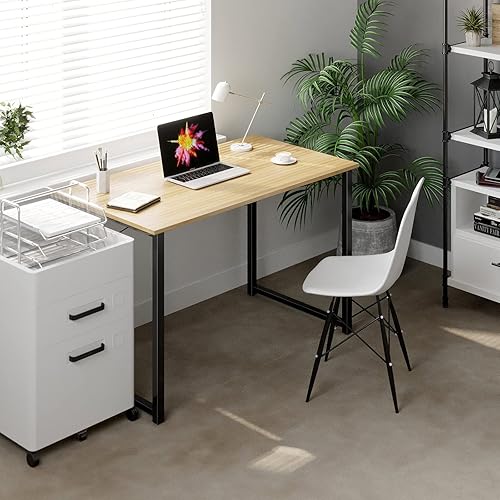 Miniatura 60 de Coleshome - Escritorio para computadora, de 32 pulgadas, estilo moderno y sencillo, para oficina en casa, escritorio estudiantil para escribir,