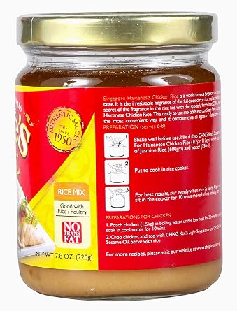 Kee's Hainanese Chicken Rice seasoning Sauce, 7.8 oz (3 Packs)