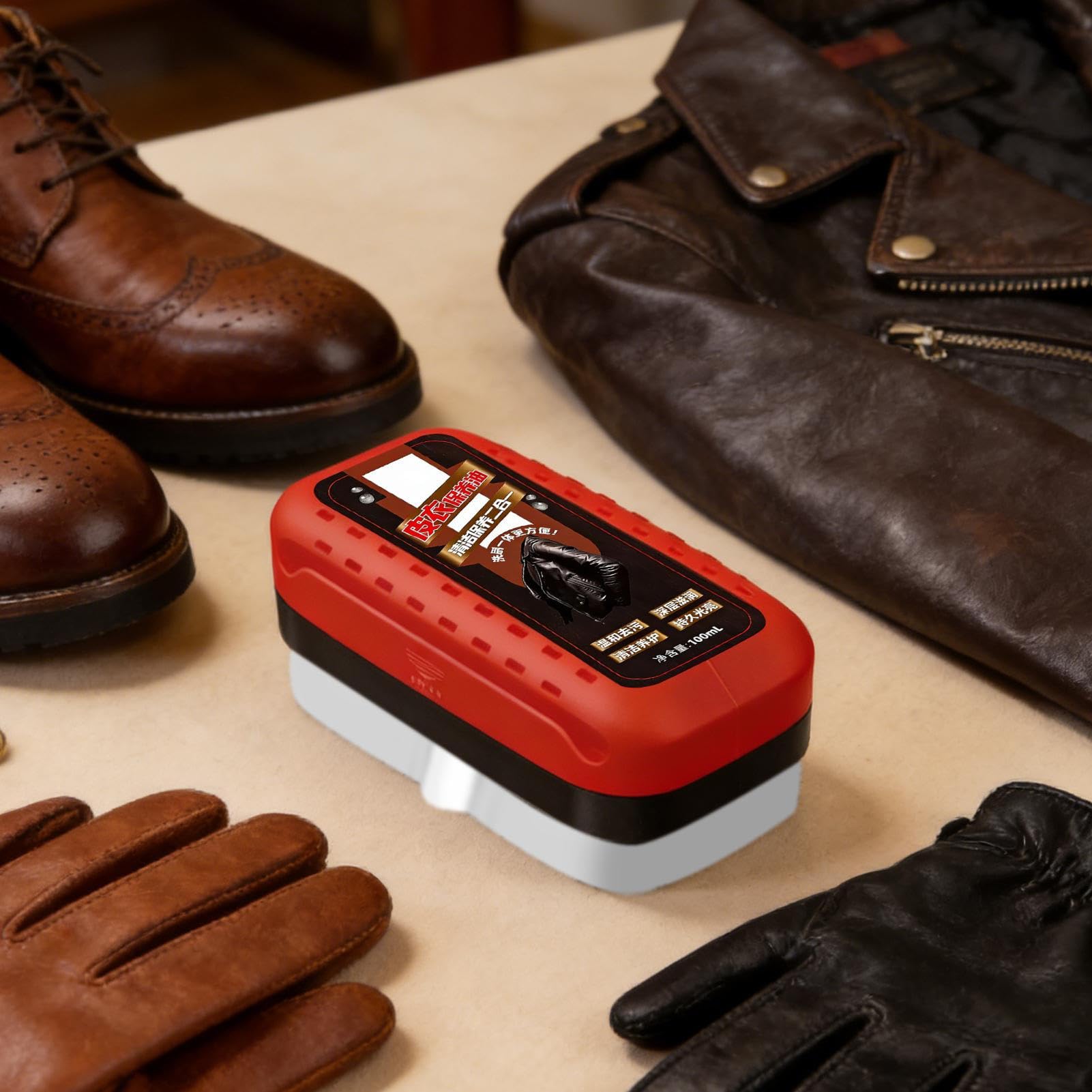 Lederreiniger & Pfleger Schützende Und Sanfte Tiefenreinigung Sicher | Autoinnenreiniger Mit Glanzauffrischer Für Schuhe Taschen Möbel Autopolster & Accessoires
