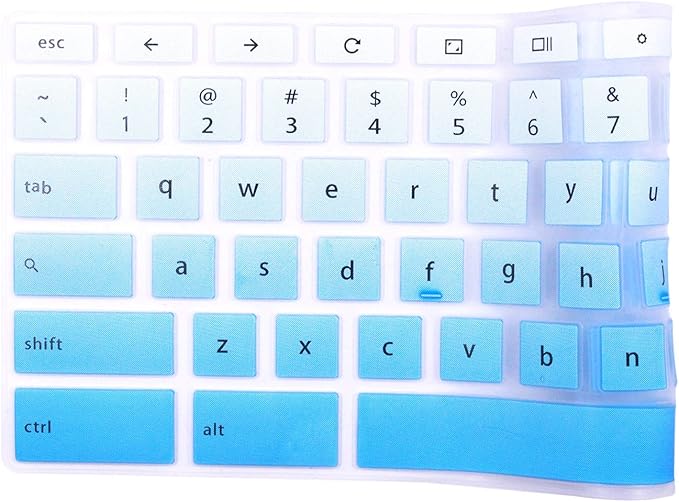 Funda para teclado compatible con Dell Chromebook 11 3180/3181/3189/5190/P22T 13 3380 miniatura 3