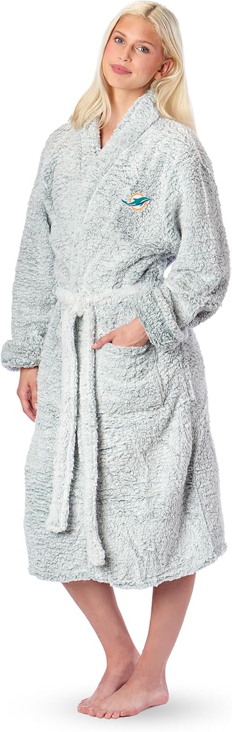 Northwest NFL Sherpa Bath Robe, Small/Medium