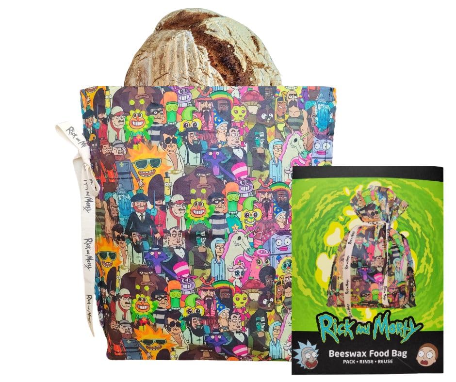 Rick&Morty Bee Bag original pour le pain et la congélation des aliments