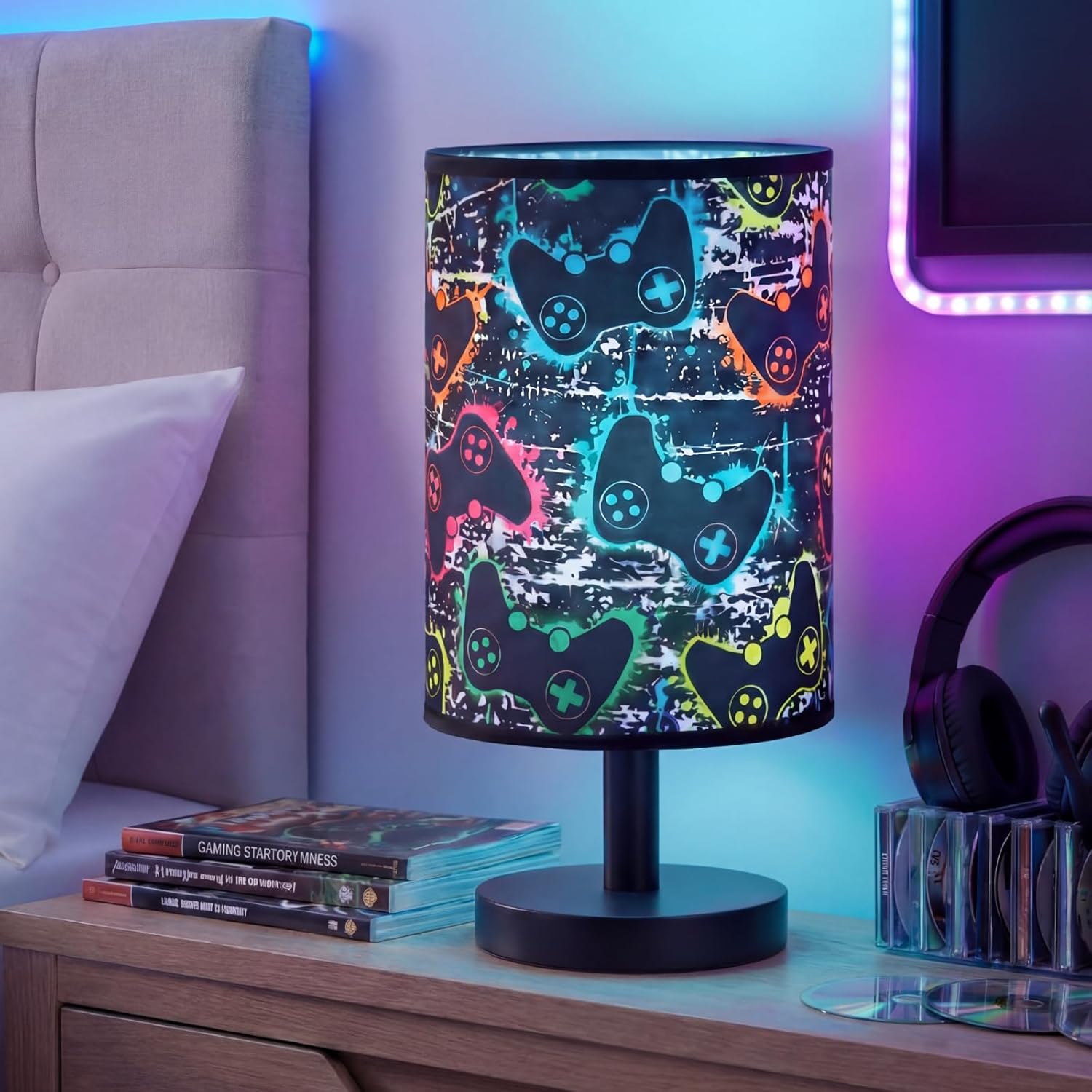Glooglitter Butterfly Table Lamp 3 Colors Dimmable Lights Butterfly Room Bedroom Decor 9.72 x 5.12 Inch Pink Night Light Bedside Lamps Decoration for Bedroom Desk Birthday Gifts Home Decor