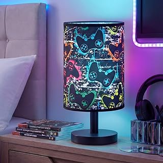 Video Game Table Lamp for Gifts 3 Colors Dimmable Lights 9.72 x 5.12 Inc...
