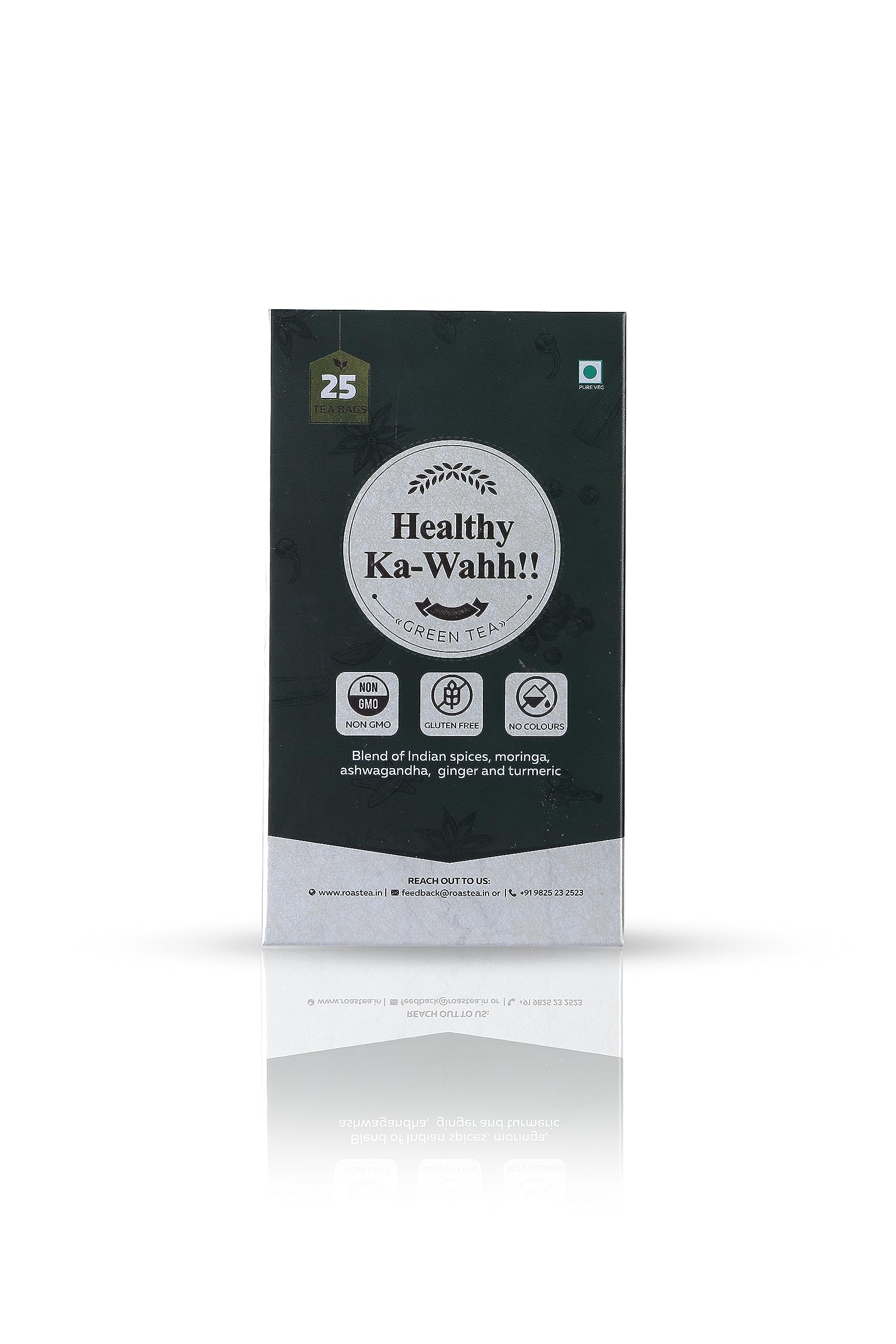 Roastea Healthy Ka-Wahh! Pack of 25 Tea Bags | Immunity Booster | Helps in Weight Managment & Relieves Stress (B0CD1WW2VG) Amazon Price History, Amazon Price Tracker