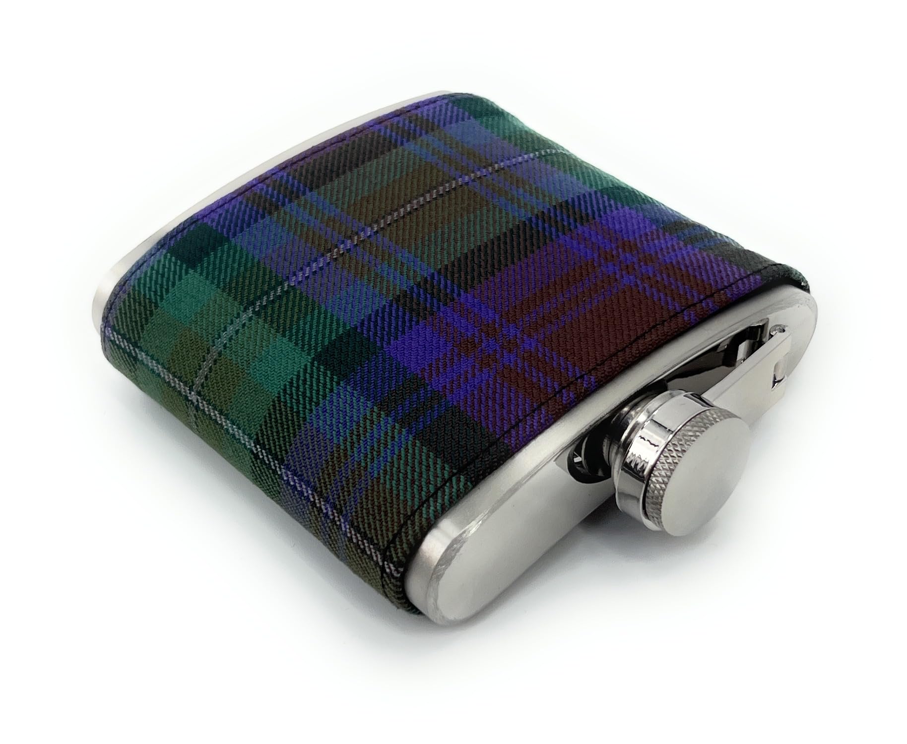 Tartan Stainless Steel Hip Flask Boxed 6oz / 8oz (6oz, Isle of Skye)