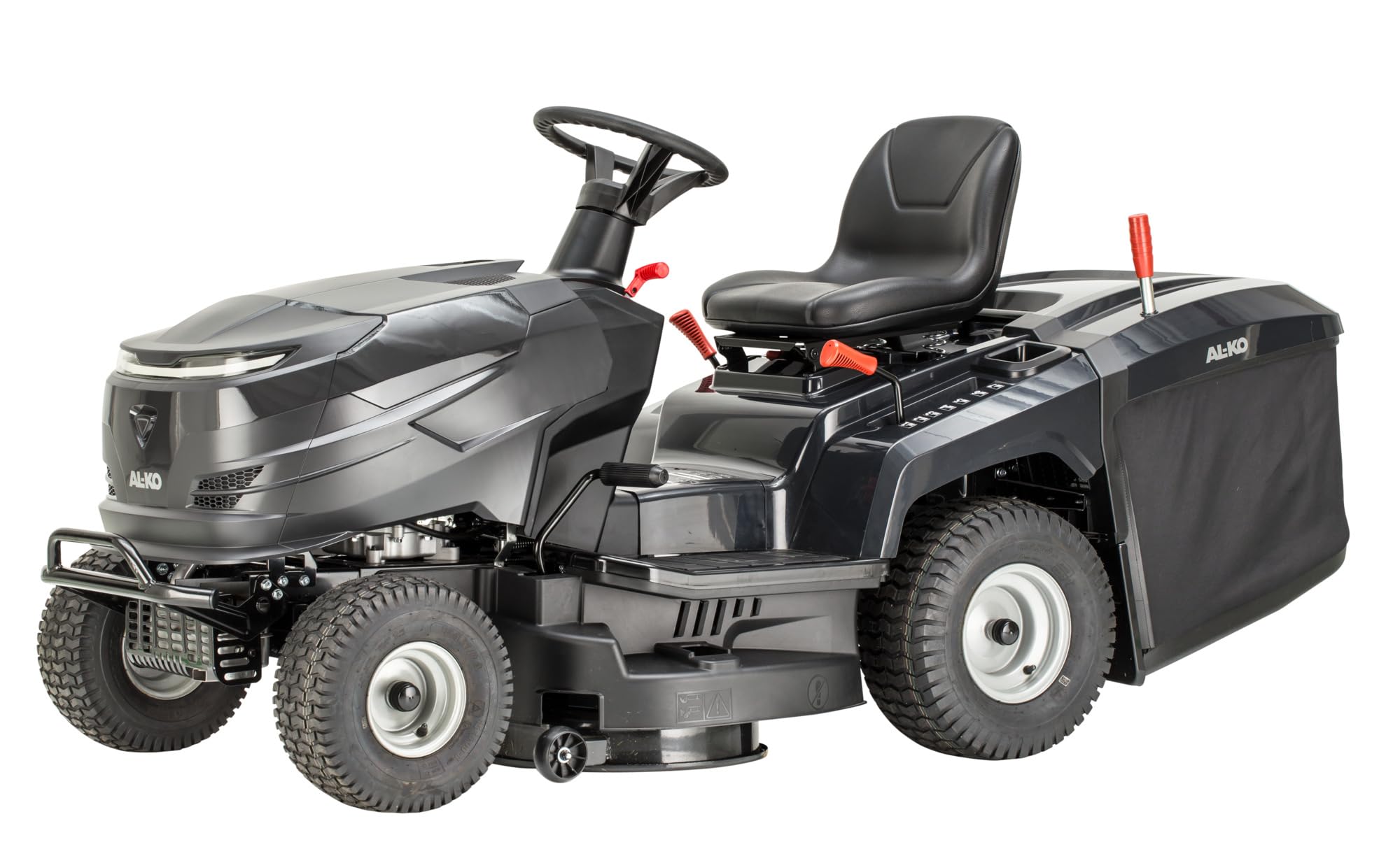 AL-KO Benzin-Rasentraktor Easy 13-86.6 M-A, 7.2 kW Motorleistung, 86 cm Schnittbreite, Heckauswurf mit Fangbox 250 L, für Rasenflächen bis 3500 m²