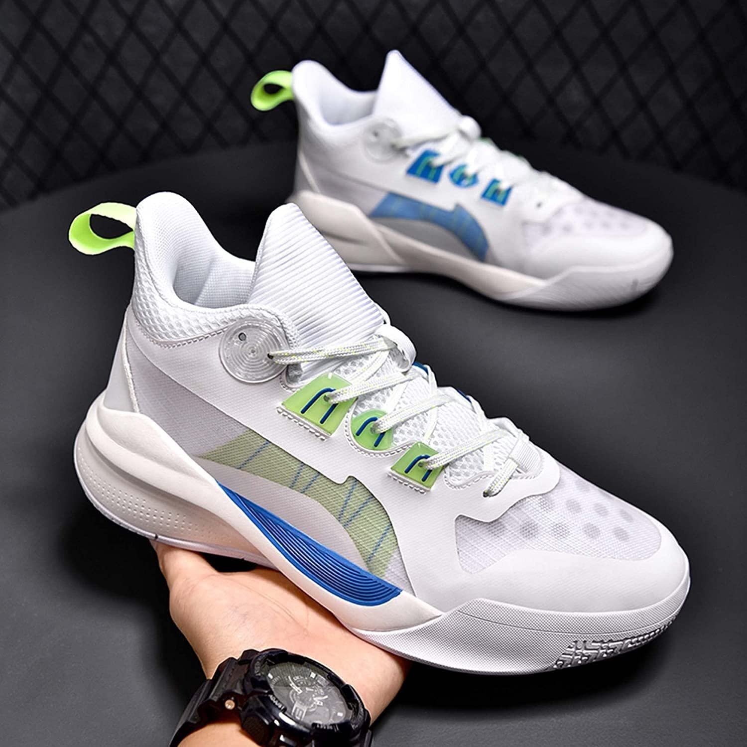 Chaussures De Basketball Homme - Maille Respirante, Amorti, Semelle Antidérapante, Style Streetwear