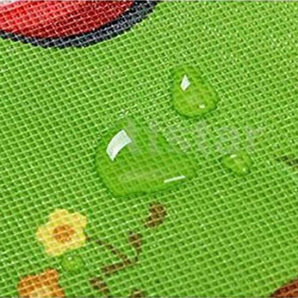 SIMPVALE Baby Crawling Mat Double-Sided Foam Waterproof Floor Mat Drawing Alphabet Figures Animals Pattern 70.8''X47.2''X0.2''