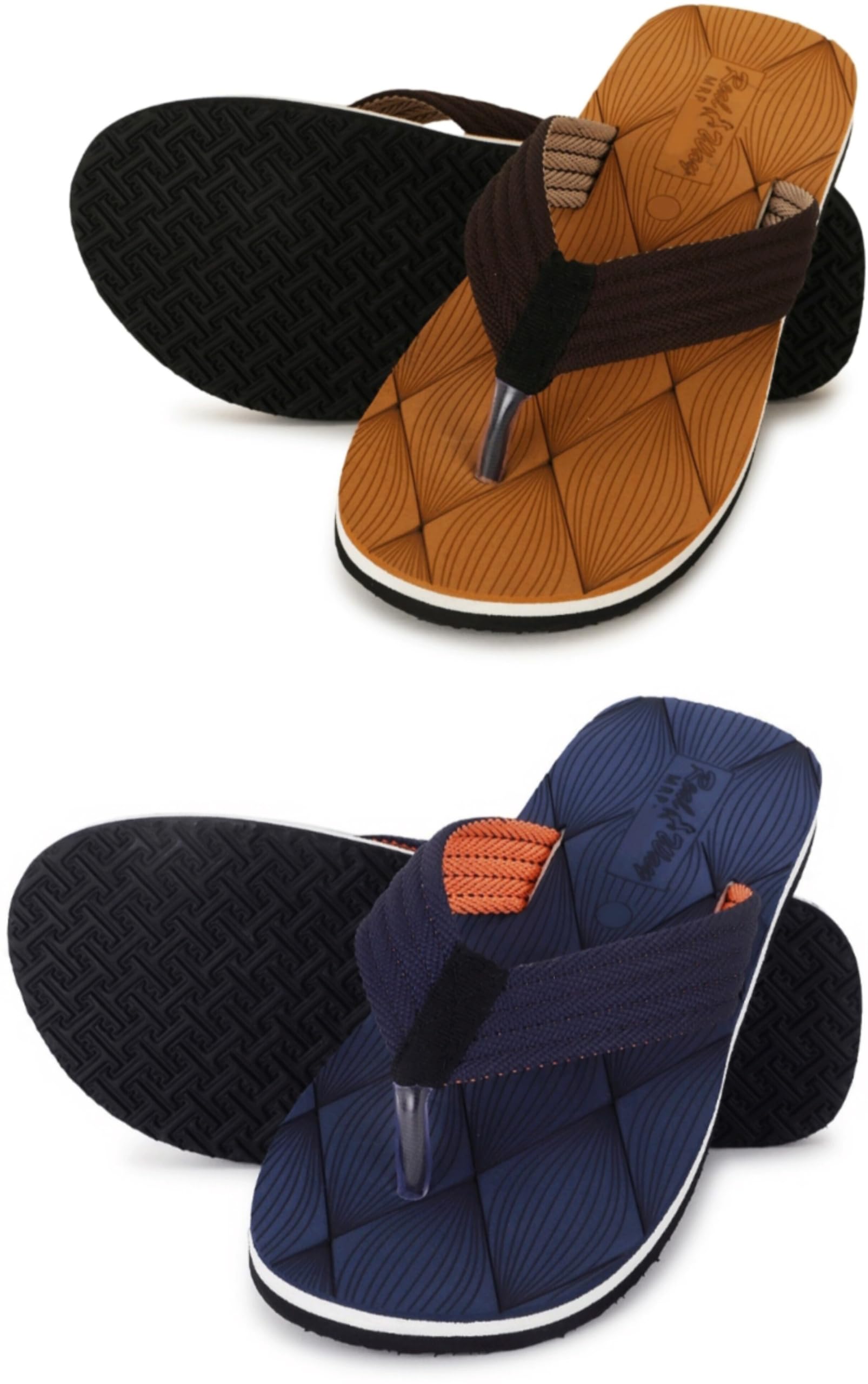 Casual Lightweight EVA Sole Slippers Combo For Men-image-15