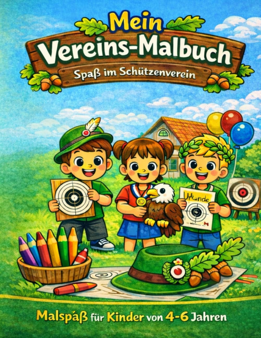 Mein erstes Schützenverein-Malbuch: Tradition, Freundschaft und kreative Ausmalbilder für kleine Vereinsfreunde