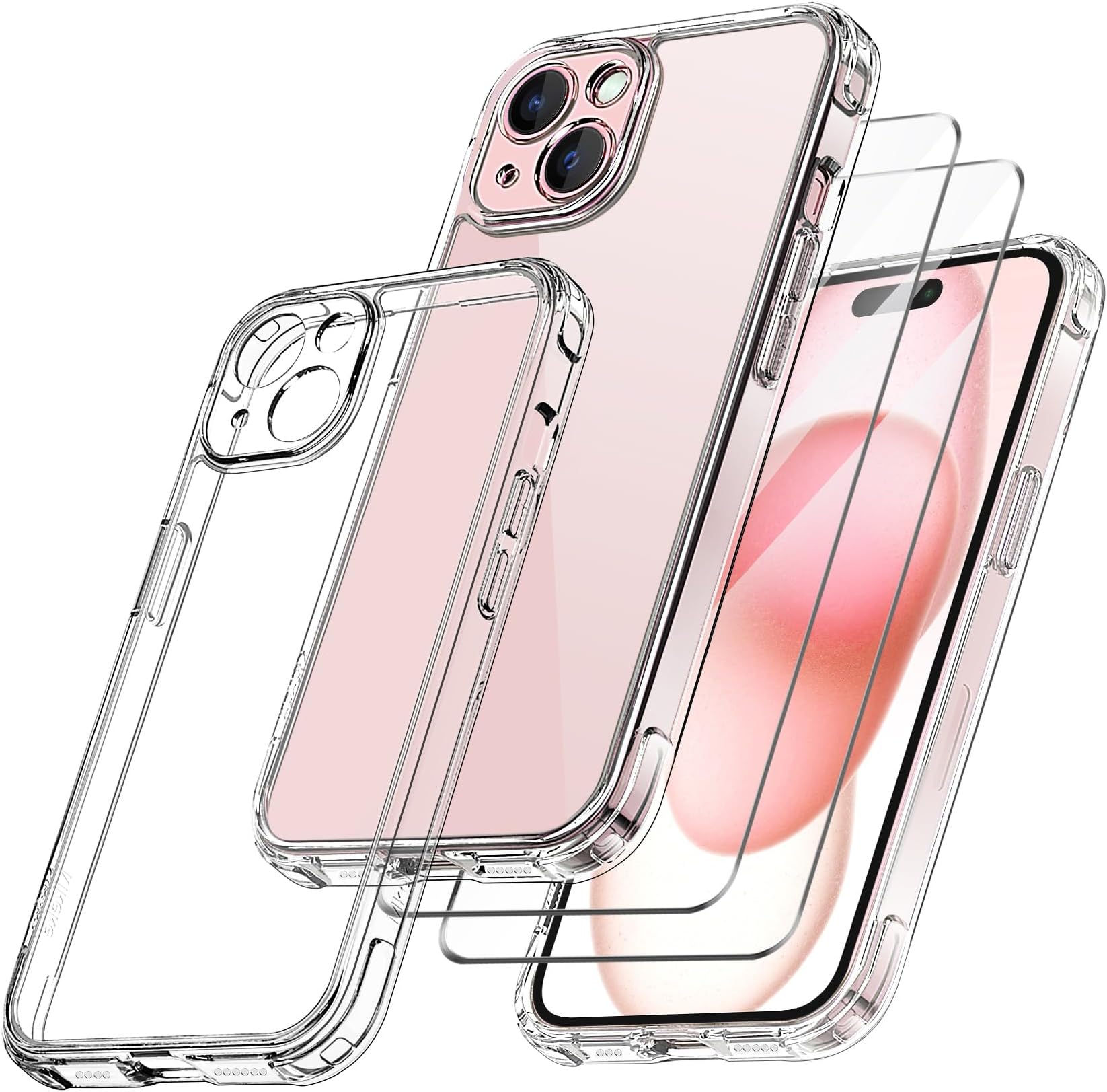 Protection Verre Trempé Pour IPhone – Arrière Et Caméra – Transparent