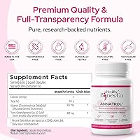 Vista 6 de Annatrol Bone & Heart Wellness Tocotrienoles de Achiote Premium y Geranilgeraniol (GG) Complejo de Vitamina E Fórmula Nutricional Avanzada