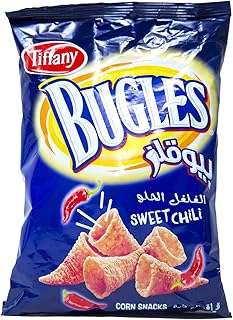 Tiffany Bugles Sweet Chili Corn Snacks 75g