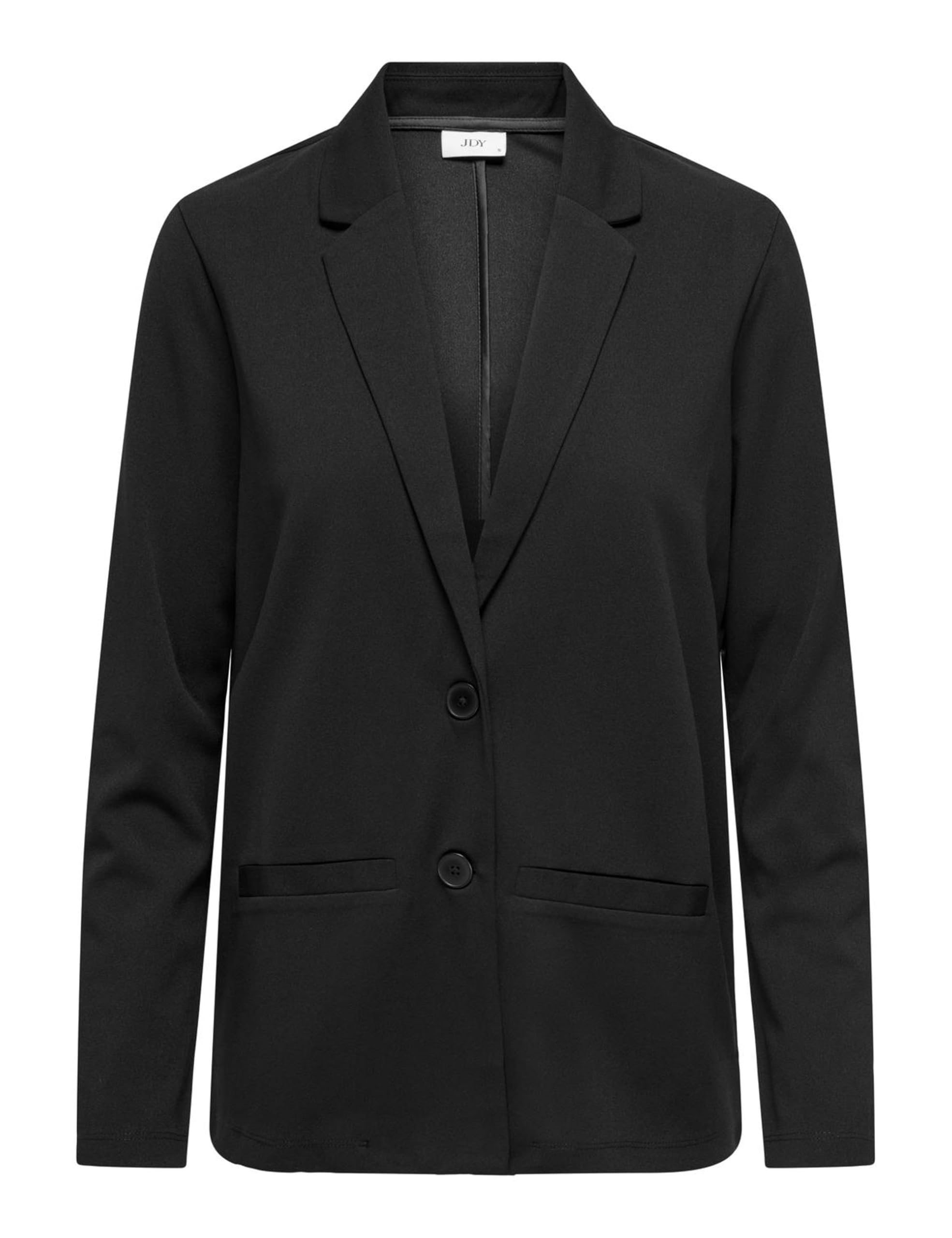 Jacqueline de Yong Female Classic Blazer Longline Blazer, Black, 18