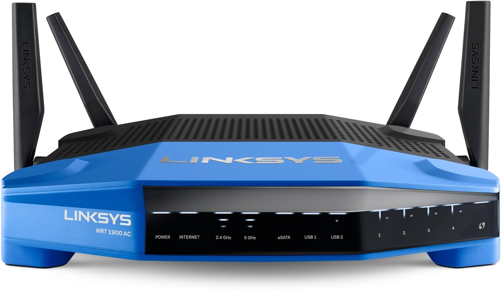 Linksys WRT1900AC Dual Band Smart Wi-Fi Wireless AC Router (2.4 + 5GHz) - (Certified Refurbished)
