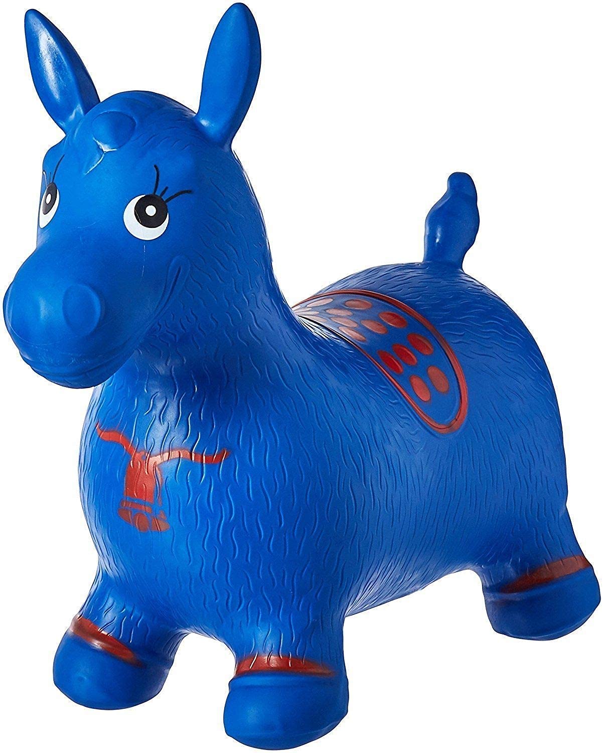 Toy Mall inflatable Jumping and Riding Horse Bouncing Horse Hopper Animal Toy for Kids BLUE (B09JPH51GK) Amazon Price History, Amazon Price Tracker