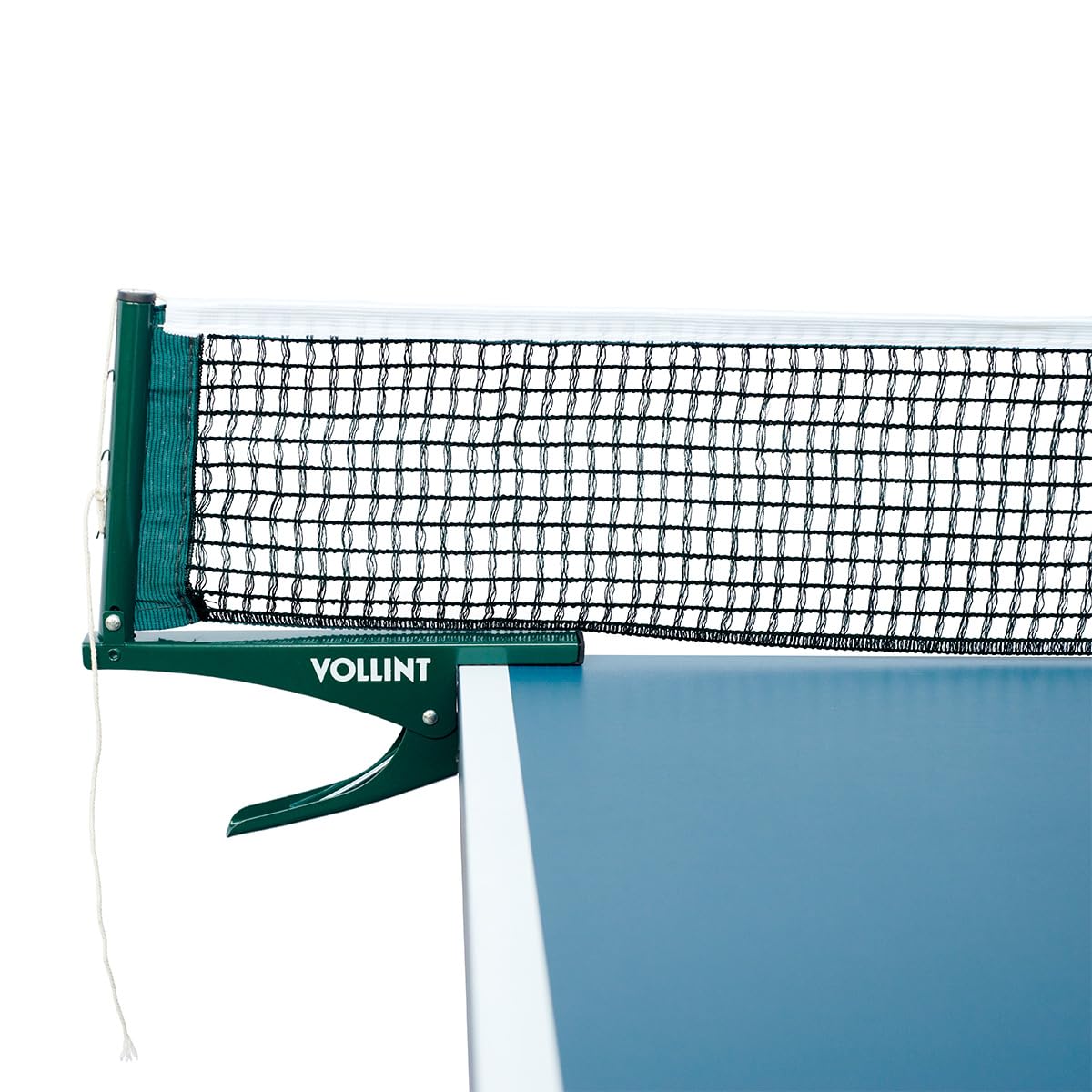 Vollint Iziclip Net and Post Set Portable, Lightweight 69” Clip-On Table Tennis Ping Pong Accessory with Precise Tension Adjustment, Strong Iron Posts and Durable Nylon Mesh Net